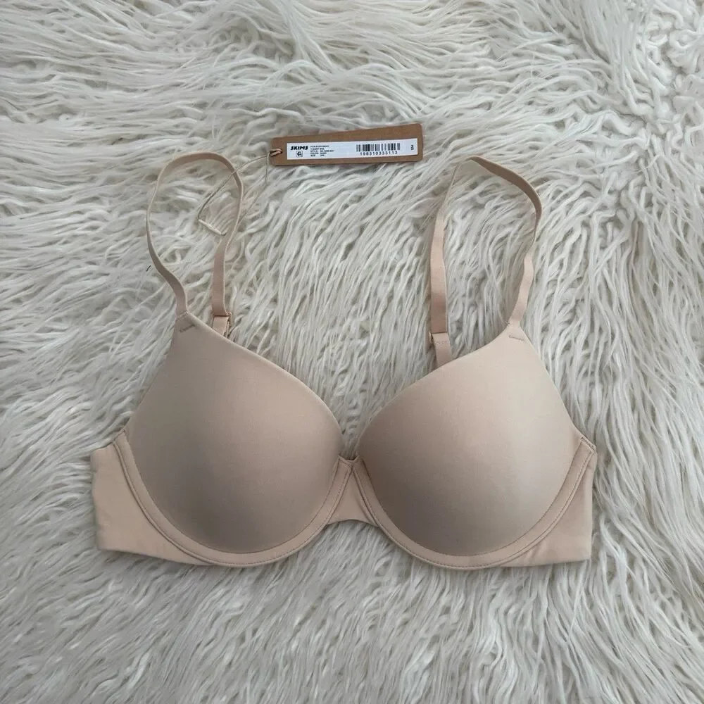 Skims Fits Everybody T-shirt Bra Sand Size 32B - Picture 2 of 5